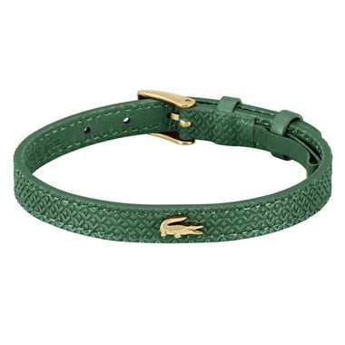 LACOSTE Green leather bracelet