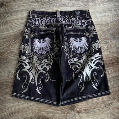 Y2k black skate baggy jorts