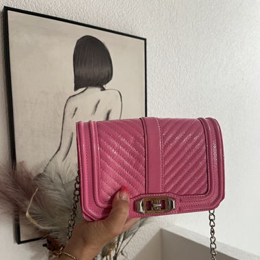 Sac rose bandoulière 