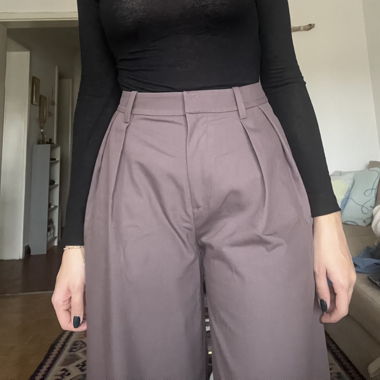 Purple classy trousers