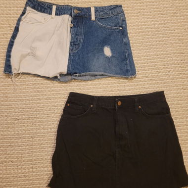Jeans skirts 