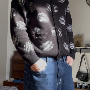 Cardigan OBEY nero