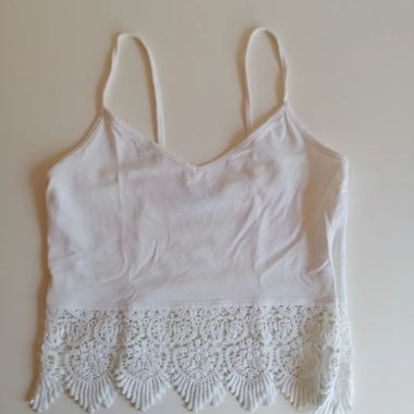 Top mit Spitze