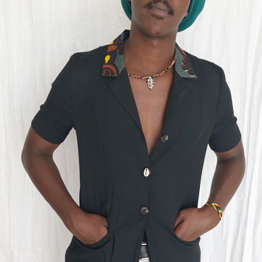 Black Linen Shirt & Wax