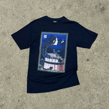 Stüssy Graphic Art T-Shirt Schwarz