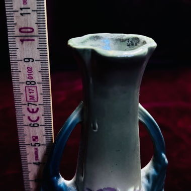 Piccolo set di vasi in ceramica con motivo floreale