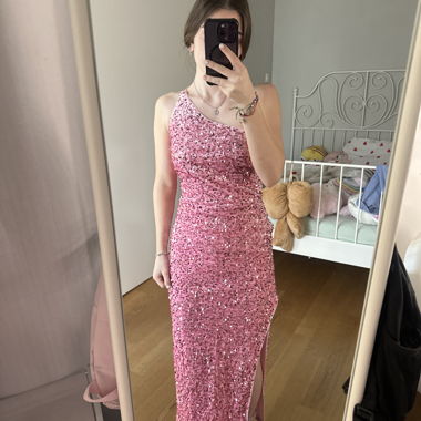 Pink Sequin Dress