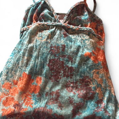 Floral Satin Camisole Top