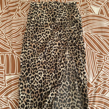 Leopardenmuster-Rock Gr. EUR 38