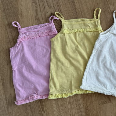 Tops Mädchen, Grösse 116 (3er)