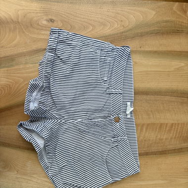 Gestreifte shorts