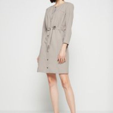 Abito camicia kaki