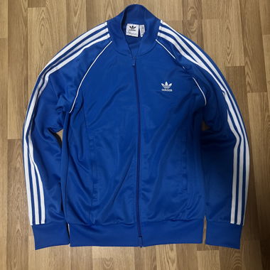 Original Blue Adidas jacked