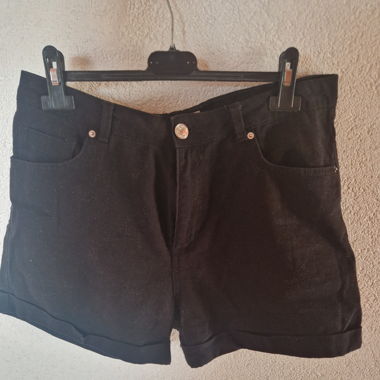 Jeans corto nero