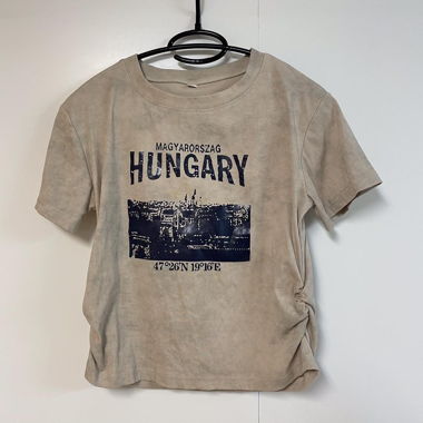Beiges Hungary T-Shirt Grösse L