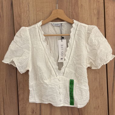 Blusa bianca Stradivarius