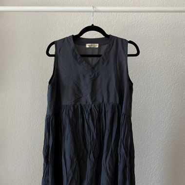 dunkelgraues vintage Kleid / Tunika