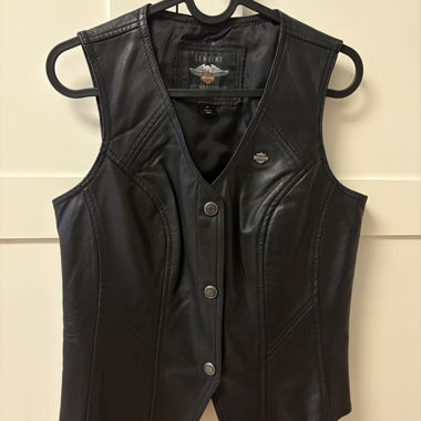 Gilet en cuir Harley-Davidson