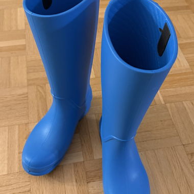 NUOVE Crocs Wellies / Stivali di gomma in blu Blau