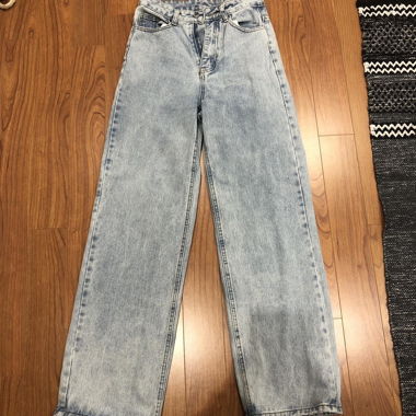 Baggy jeans vita alta 