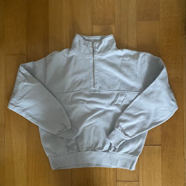 Maglione Brandy Melville Pastel Blue Quarter-Zip