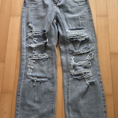 Baggy-Jeans mit Mom-fit