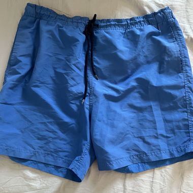 Short de bain bleu