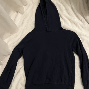 Felpa con cappuccio blu scuro