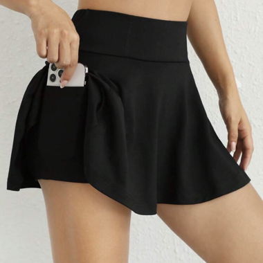 Mini jupe avec short 