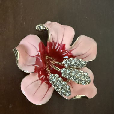 Vintage Blumenbrosche