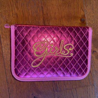 Astuccio trucco per ragazze rosa