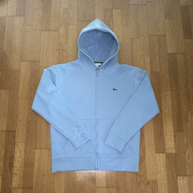 Lacoste Zip Hoodie / Baby Blau