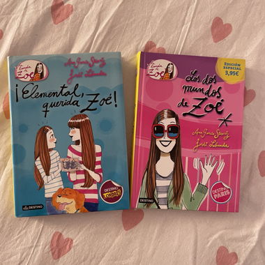 Lot of 2 Books La Banda de Zoé (in Spanish)