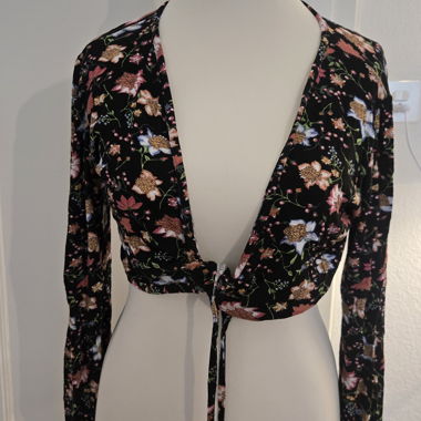 Blouse à fleurs