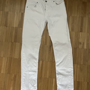 Jean blanc slim