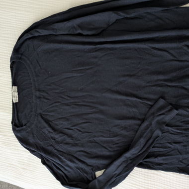 Maglione in maglia sottile blu scuro