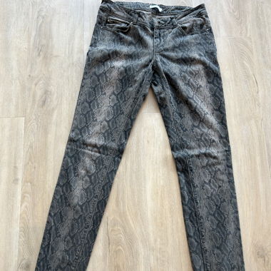 Pantalon kaki motif serpent
