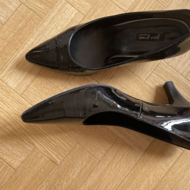 Leather high heels vintage Paul Green