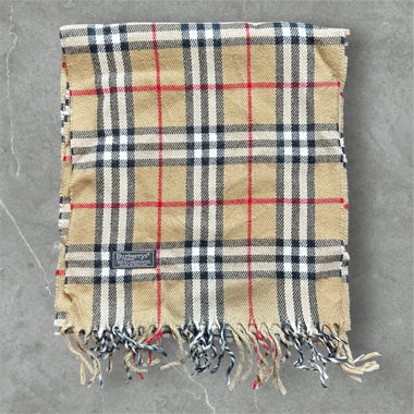 beige/creme burberry scarf