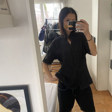 black button up