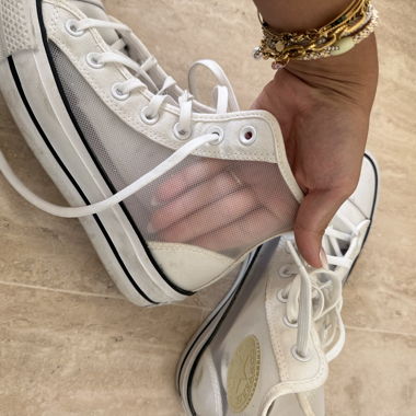 Transparent Converse Shoes