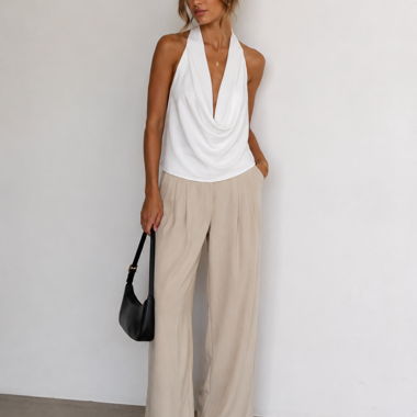 Weisses H&m Halter-Top