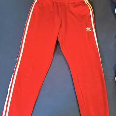 Pantaloni tuta Adidas rossi
