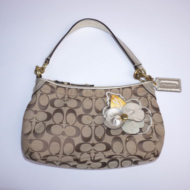 Borsa a tracolla Coach con monogramma