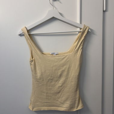 butter yellowtank top