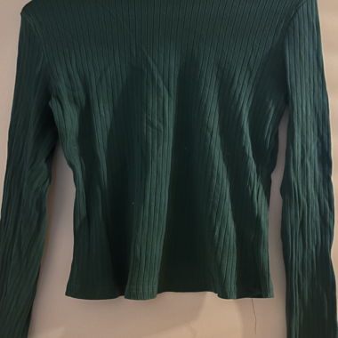 Long sleeve a coste verde