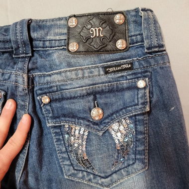 Miss me jeans mit Flügel 