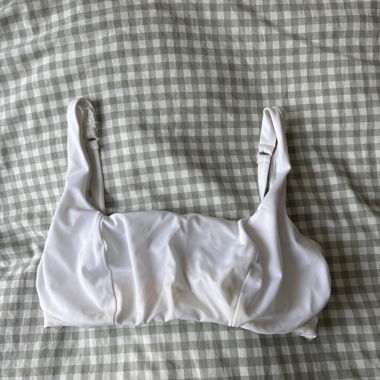 Haut de bikini blanc