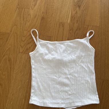 Haut spaghetti blanc