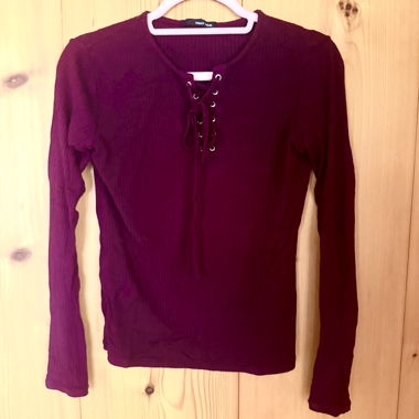 Top a maniche lunghe